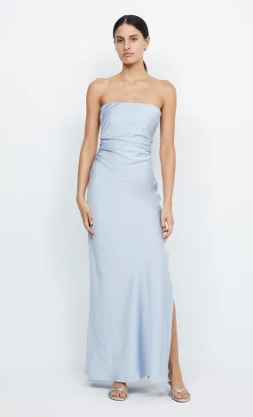 ETERNITY STRAPLESS MAXI  - DUSTY BLUE