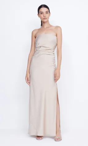 ETERNITY STRAPLESS MAXI  - SAND