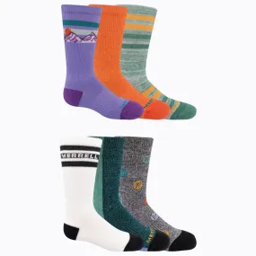 Everyday Crew Sock 6 Pack Kid's