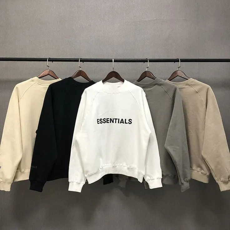 Exclusive Essential Pullover Relaxed Oversized Daily Wear Sweatshirt For Ideal Look