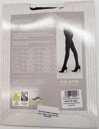 Favour -- Women's Ultra Comfort Opaque Tights -- Black