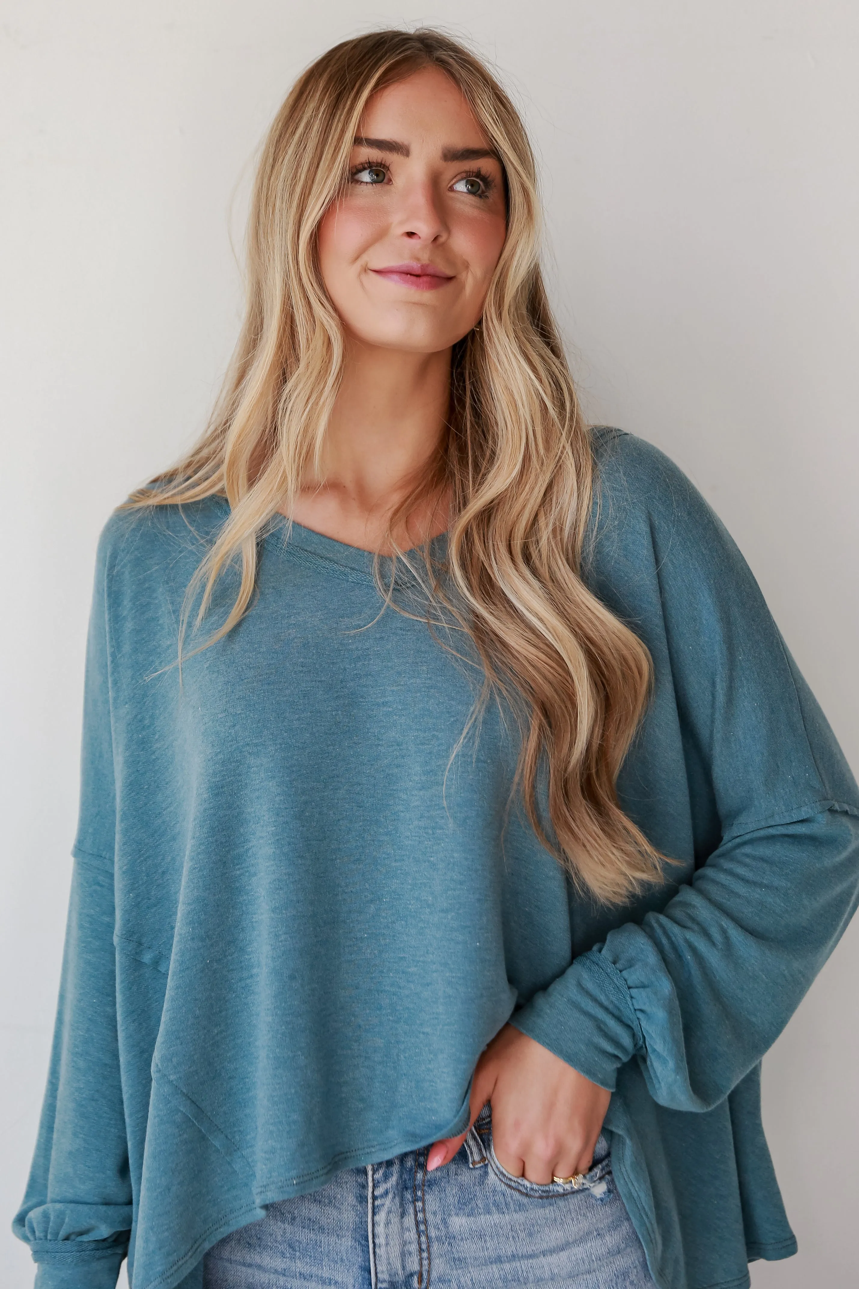 FINAL SALE - Rylee Oversized Knit Top - DOORBUSTER