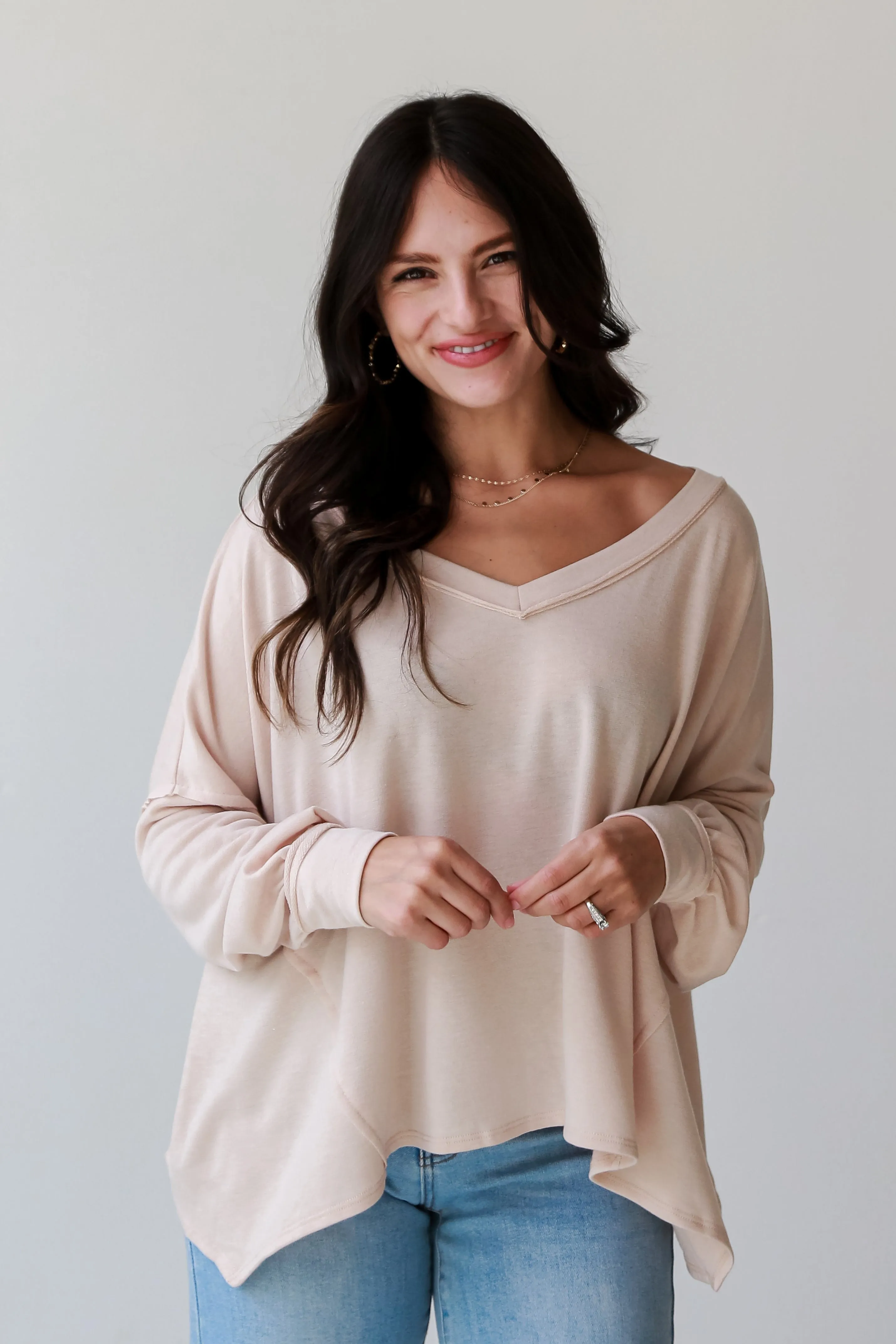 FINAL SALE - Rylee Oversized Knit Top - DOORBUSTER