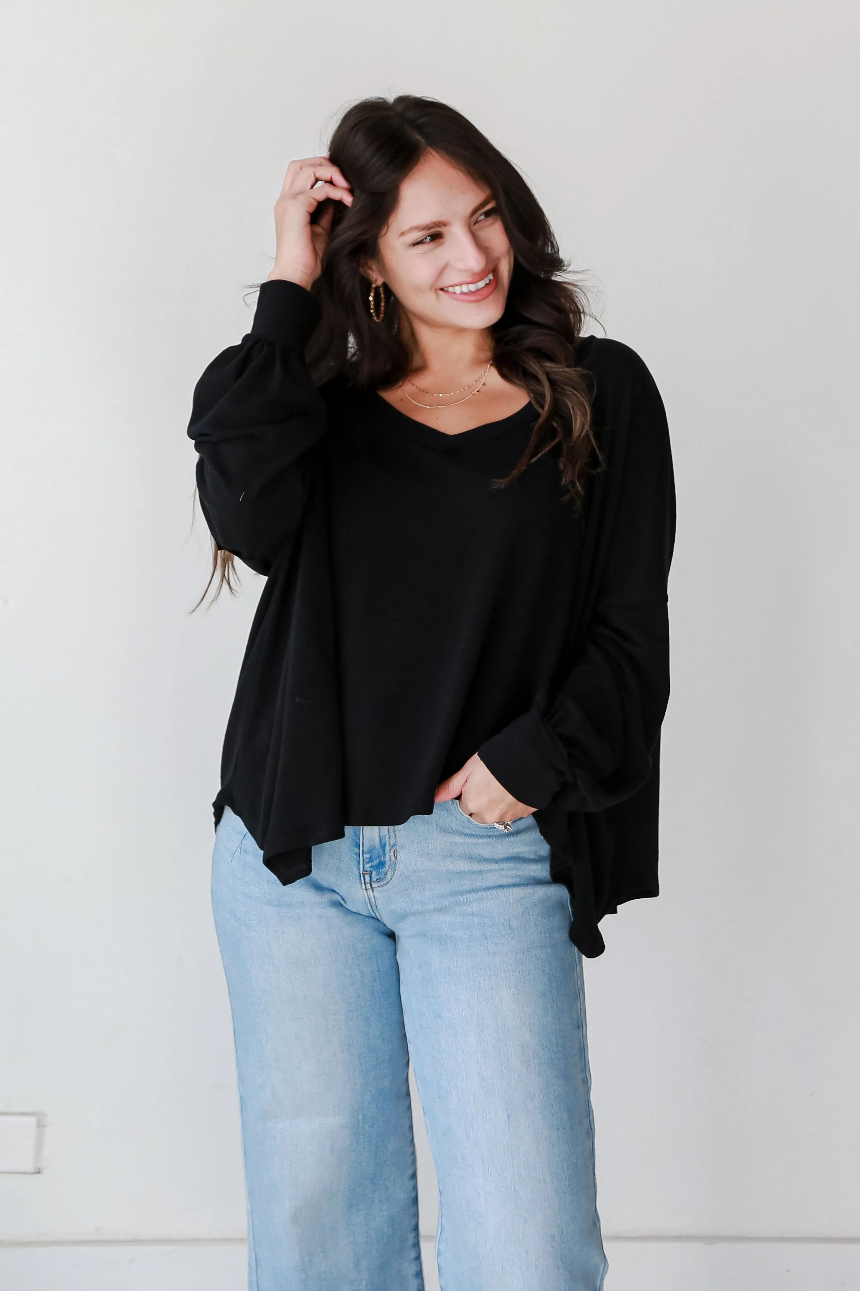 FINAL SALE - Rylee Oversized Knit Top - DOORBUSTER