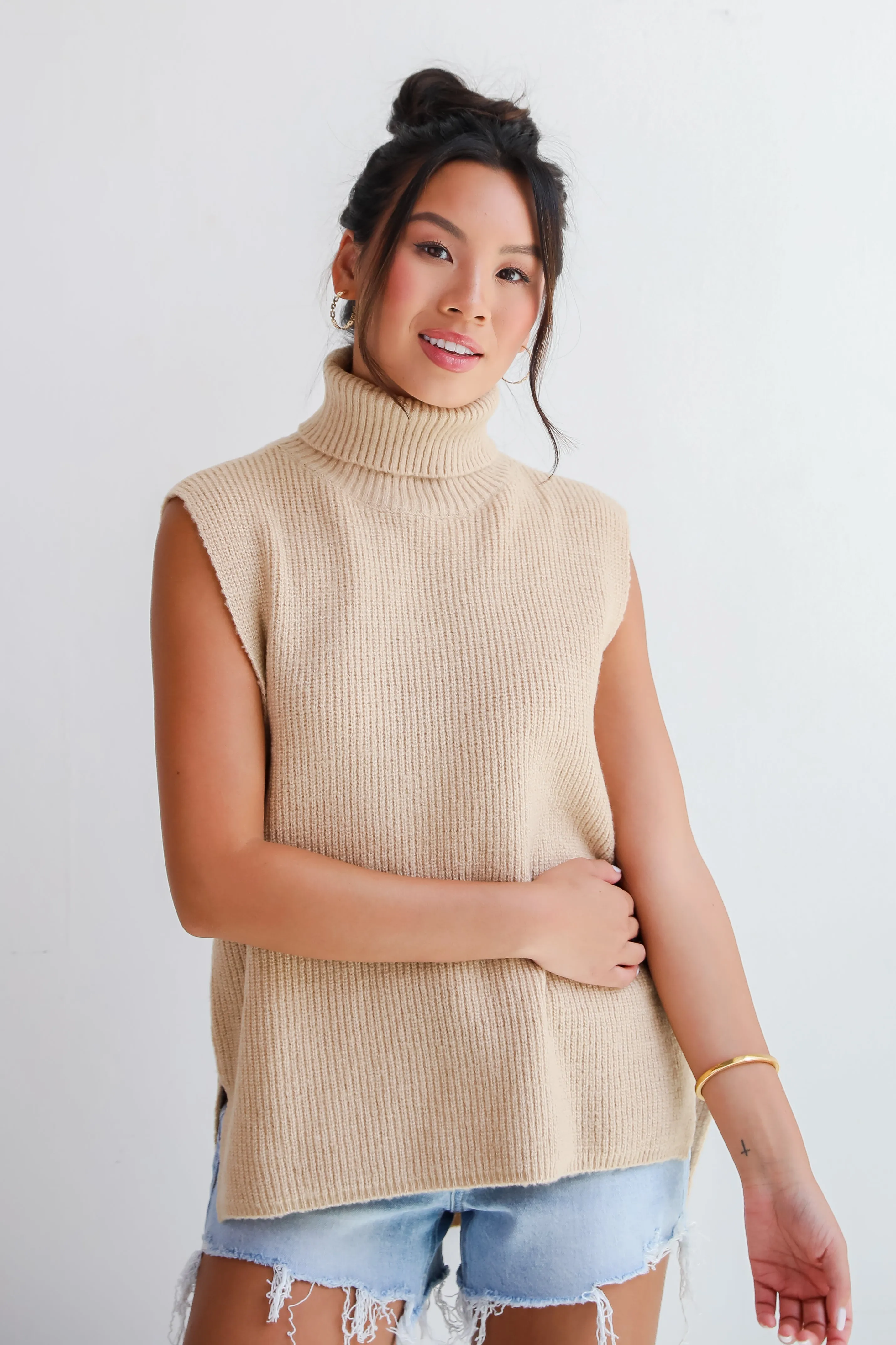 FINAL SALE - Sophisticated Ways Turtleneck Sweater Top