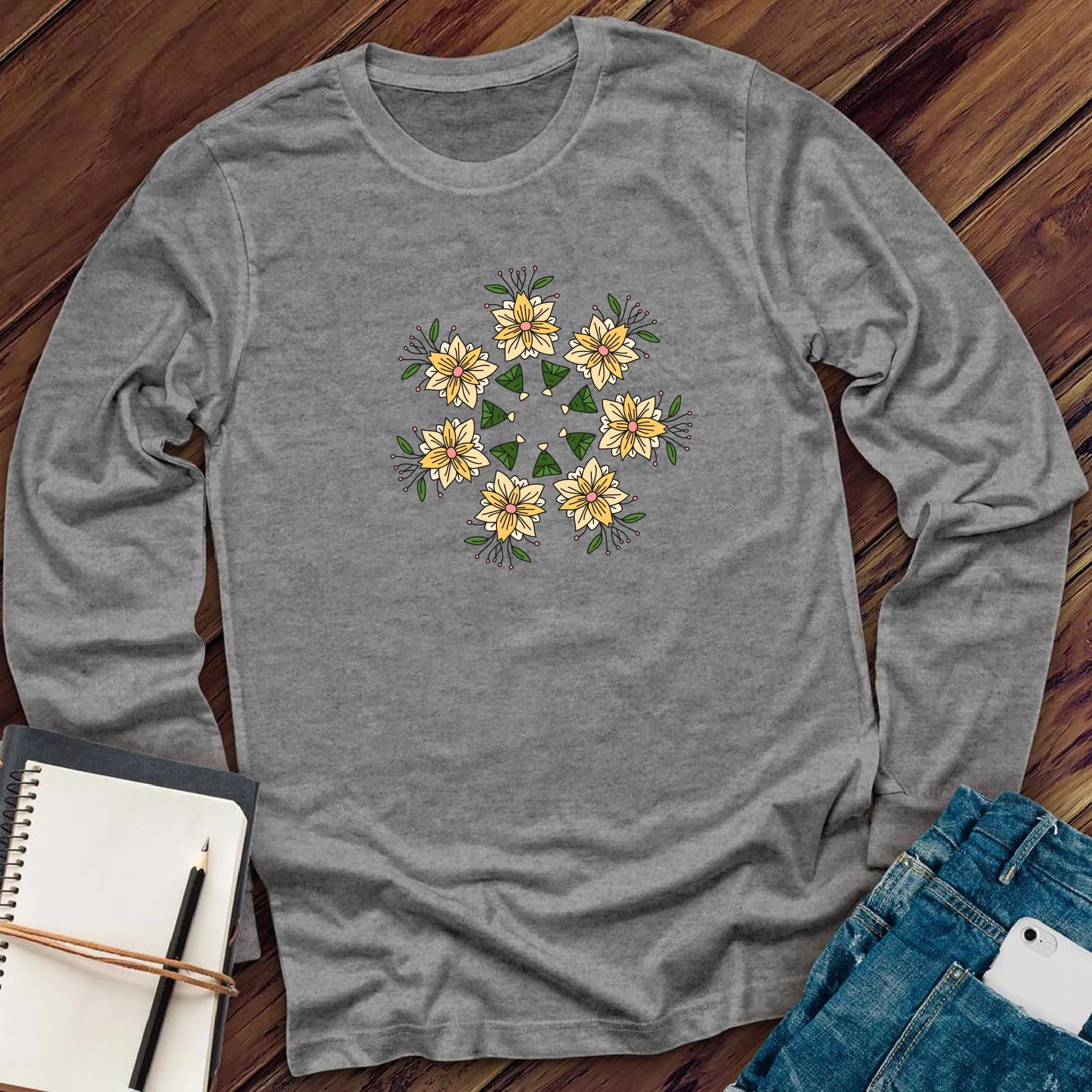 Floral Kaleidoscope Long Sleeve