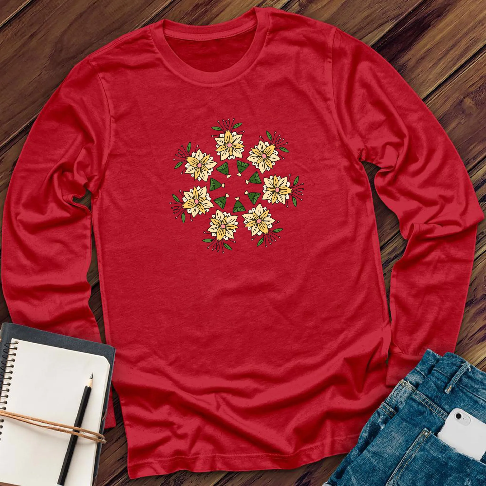 Floral Kaleidoscope Long Sleeve