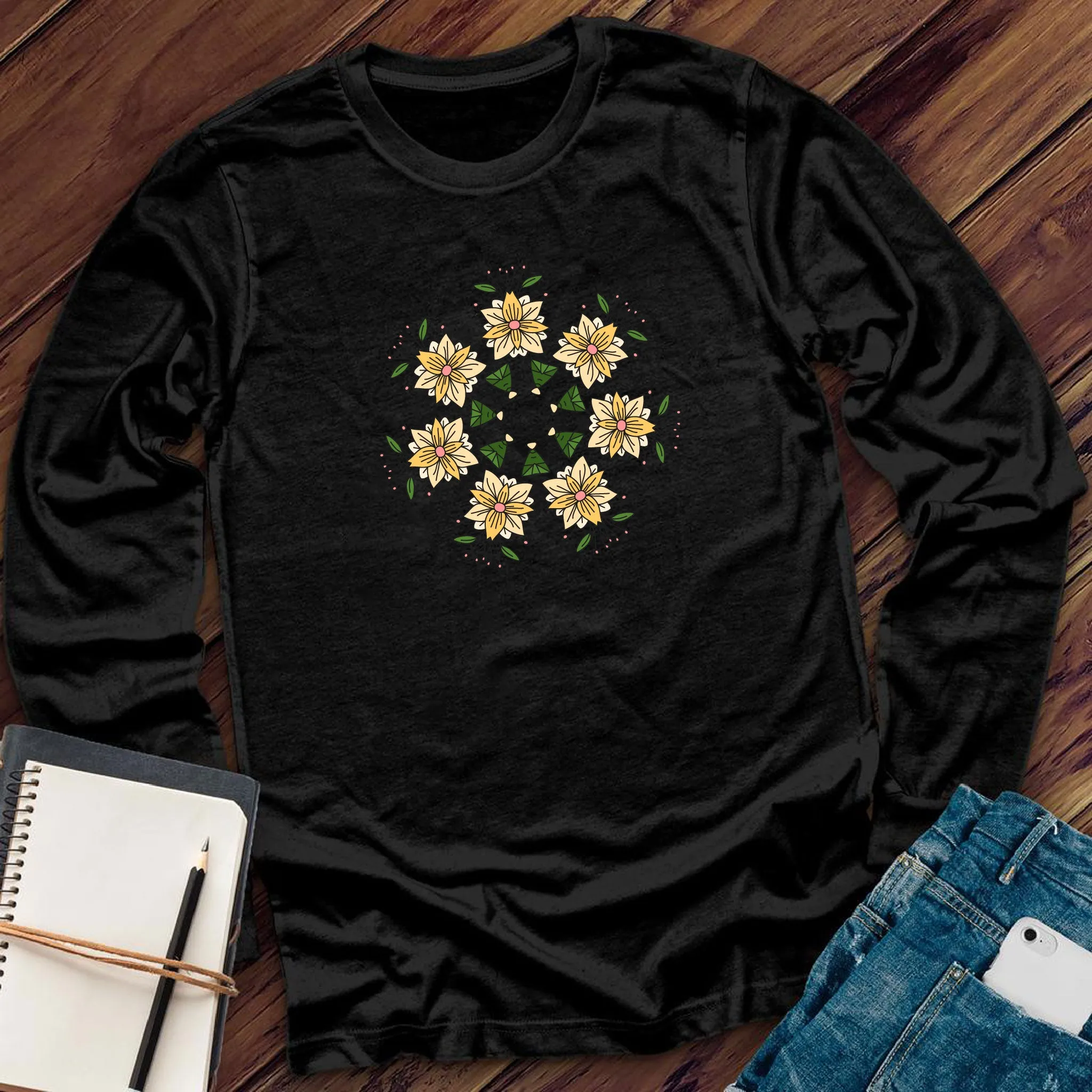 Floral Kaleidoscope Long Sleeve