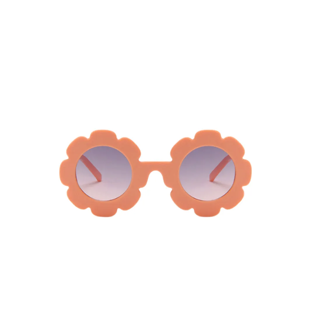 Flower Sunglass, Tangerine