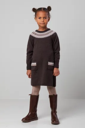 Girls Dress MarMar Copenhagen Dante - Rose Brown Mix