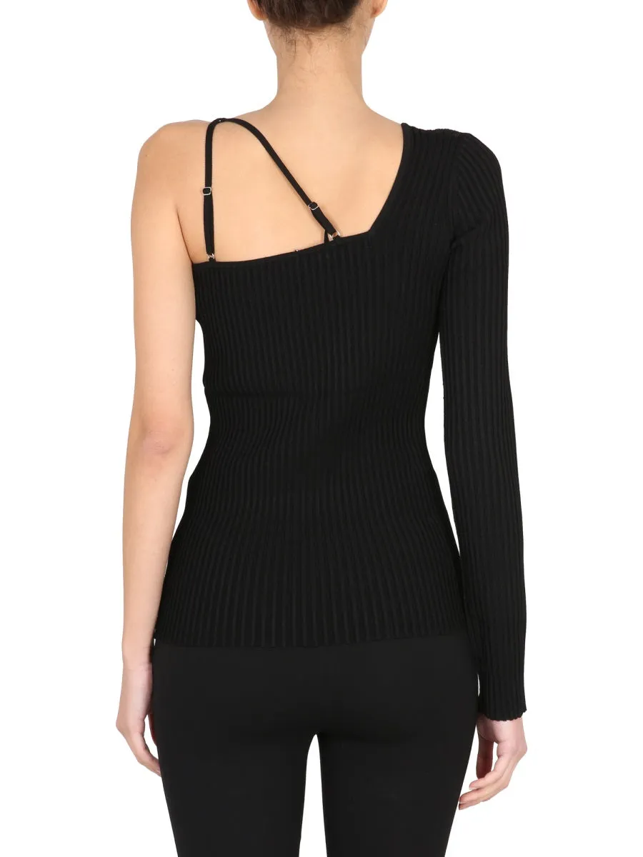 HELMUT LANG Chic One-Shoulder Bodysuit