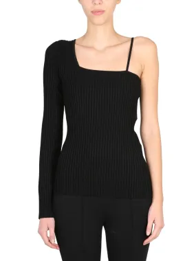 HELMUT LANG Chic One-Shoulder Bodysuit