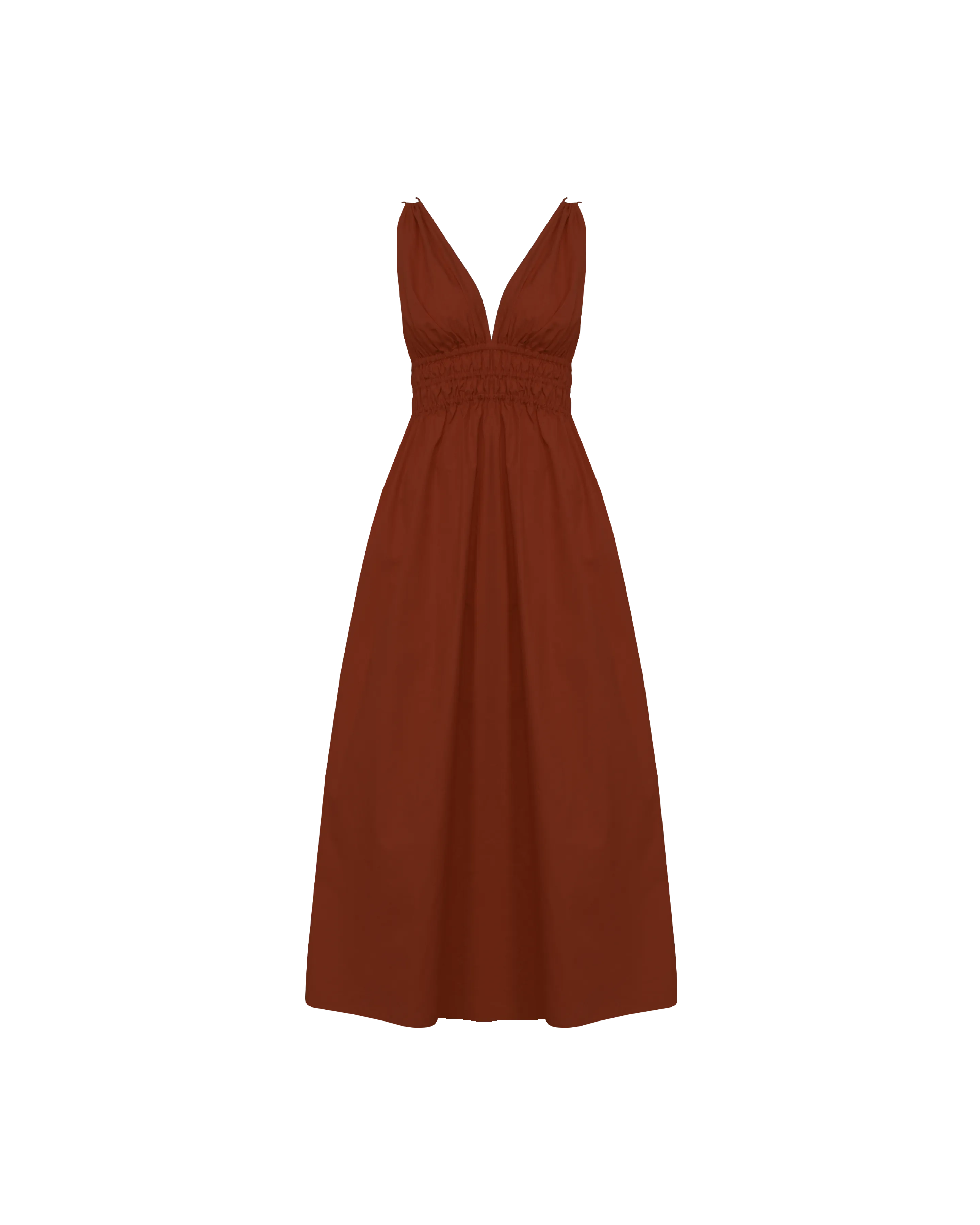 HERO MAXI DRESS CHOCOLATE