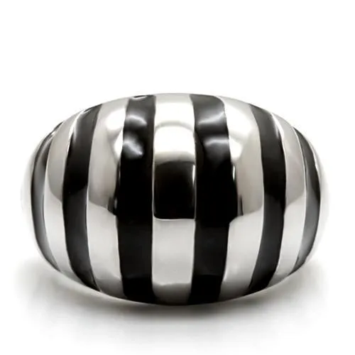 High polished (no plating) Stainless Steel Ring with No Stone for Women Style TK038