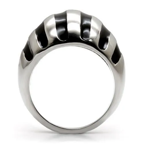 High polished (no plating) Stainless Steel Ring with No Stone for Women Style TK038