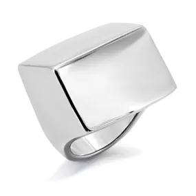 High polished (no plating) Stainless Steel Ring with No Stone for Women Style TK134