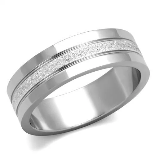 High polished (no plating) Stainless Steel Ring with No Stone for Women Style TK1668