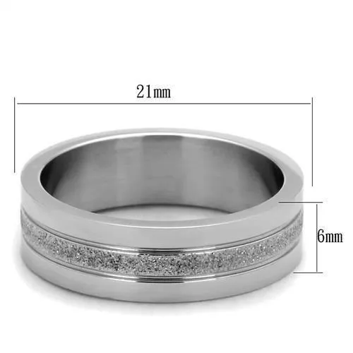 High polished (no plating) Stainless Steel Ring with No Stone for Women Style TK1668