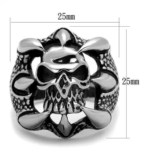 High polished (no plating) Stainless Steel Ring with No Stone for Women Style TK1930