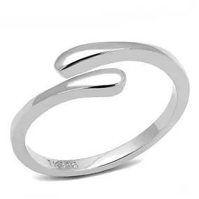 High polished (no plating) Stainless Steel Ring with No Stone for Women Style TK3029