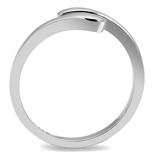 High polished (no plating) Stainless Steel Ring with No Stone for Women Style TK3029