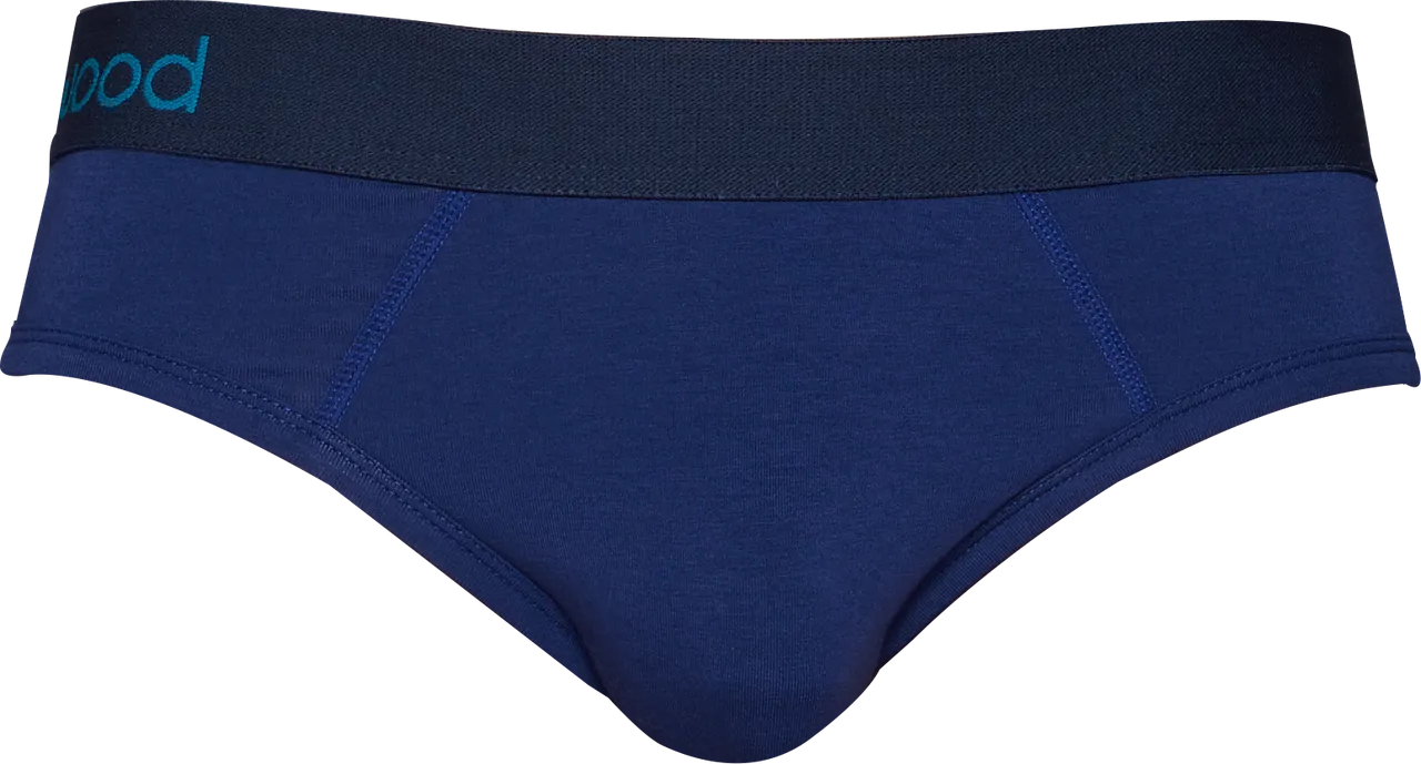 Hip Brief in Deep Space Blue by Wood Underwear