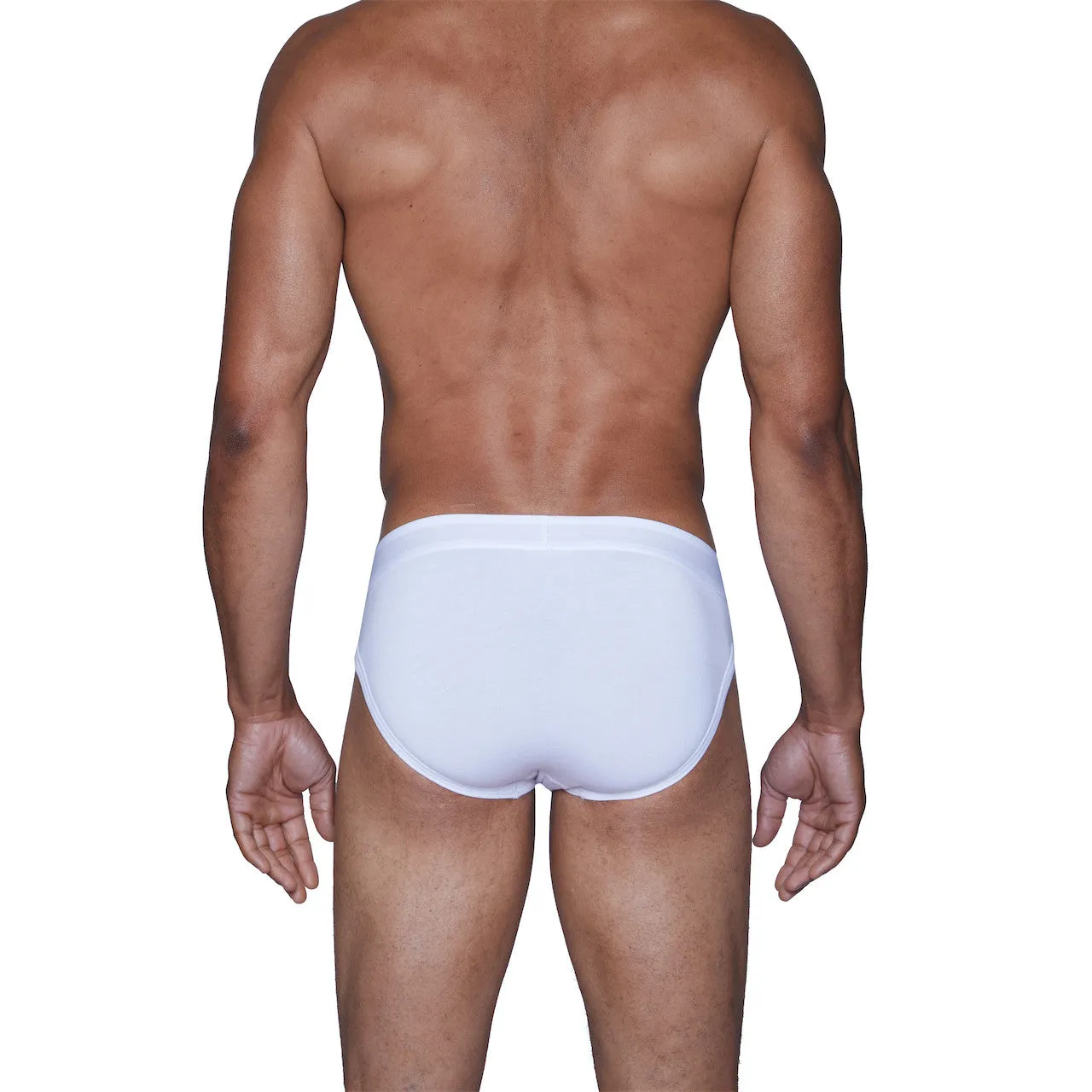 Hip Brief in White by Wood Underwear