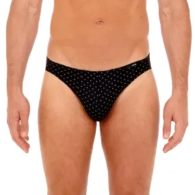 Hom Max Comfort Micro Brief - Black Print