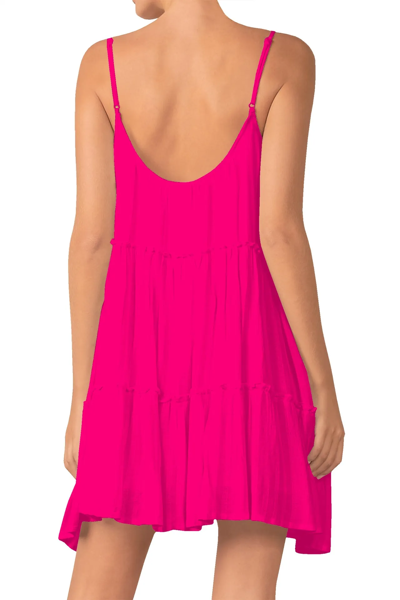 Hot Pink Slip Dress for women