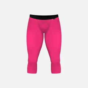 Hue Pink 3/4 Tights for men - Big