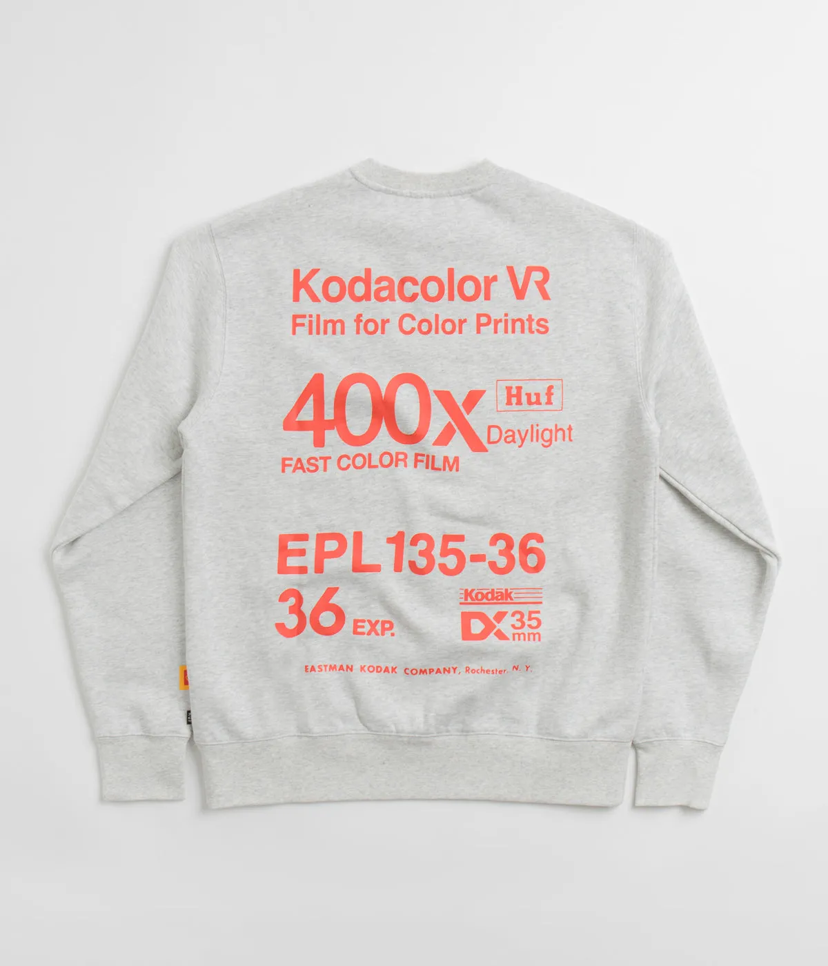 HUF x Kodak Golden Hour Crewneck Sweatshirt - Ash