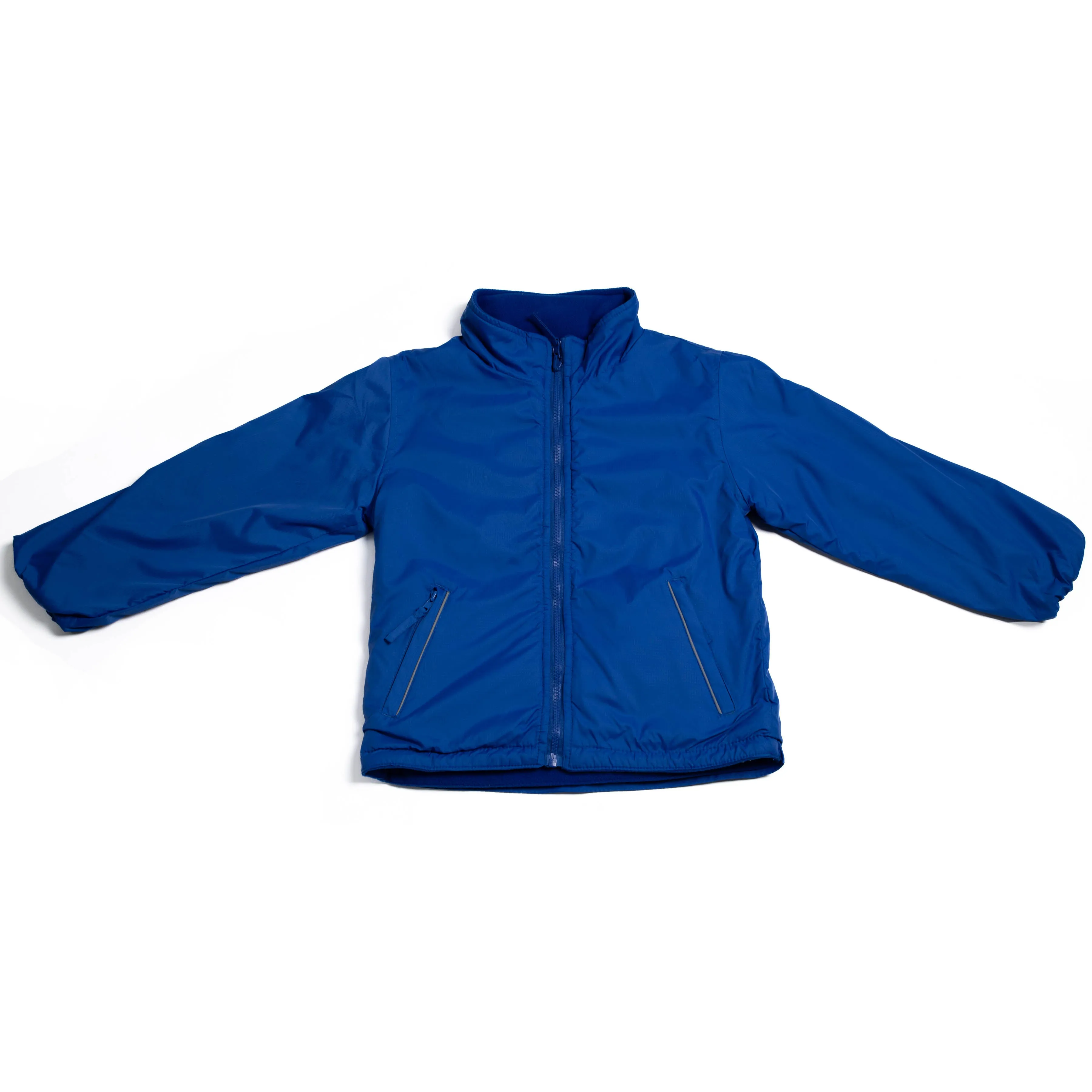 HUNTER  JACKET <BR>
Ideal School Jacket, Nylon Outer, Fleece interior, Reflective Piping <BR>