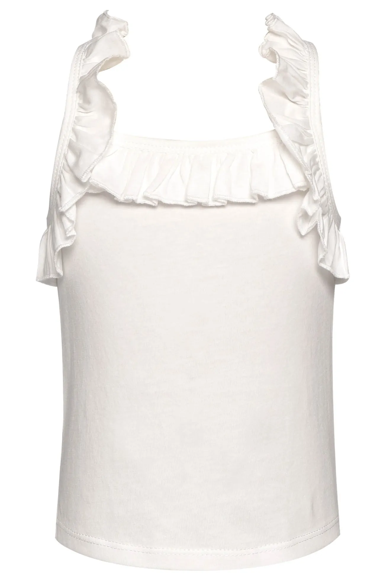 Infant lToddler l Little Girl’s Elevated Basic Ruffle Tank Top