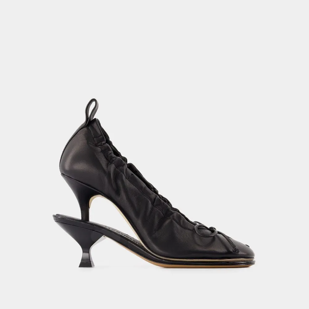 JACQUEMUS Elegant Dual-Strap Mini Pumps