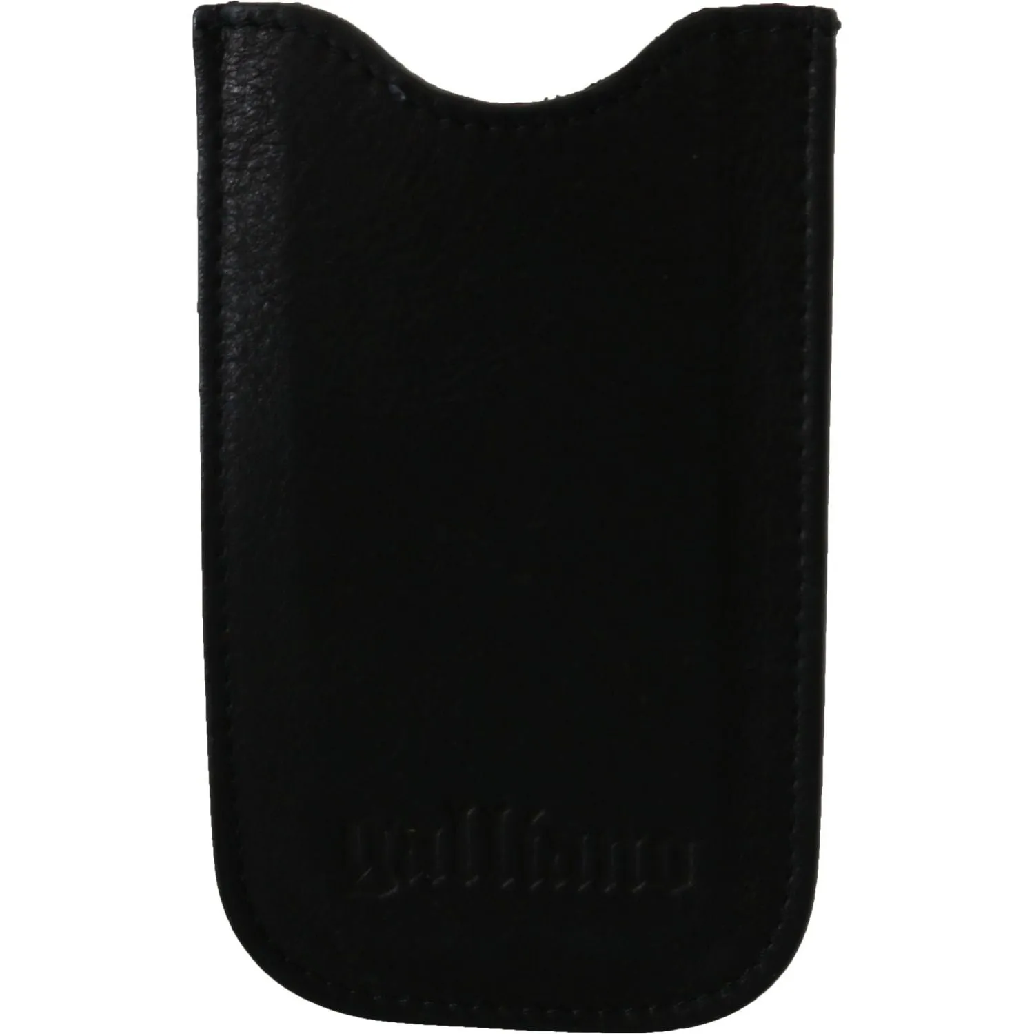 John Galliano Elegant Black Genuine Leather Men's Wallet