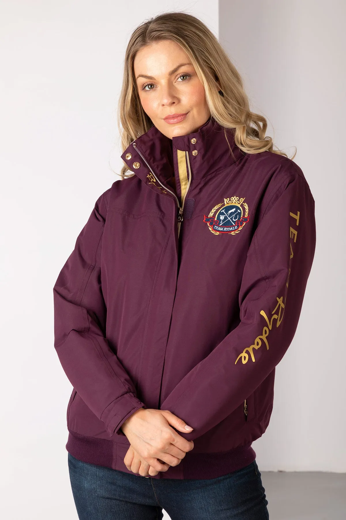 Ladies Emblem Bomber Jacket - Ripon