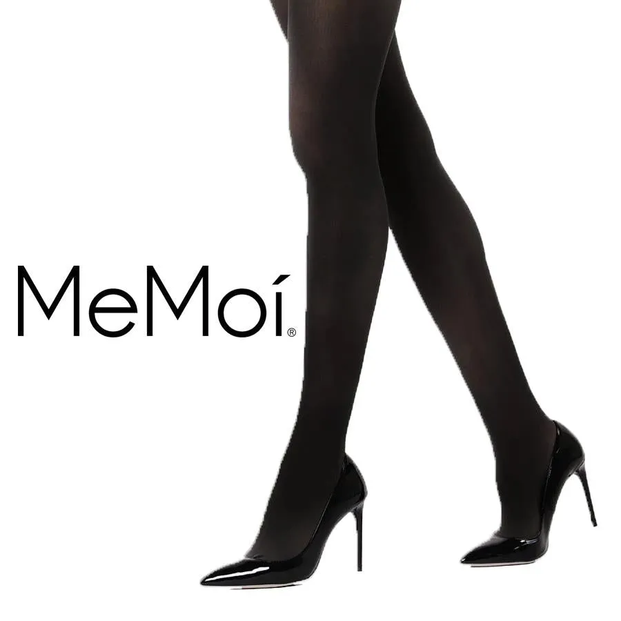 Ladies MeMoi Microfiber Opaque Tights - 2 Pk.