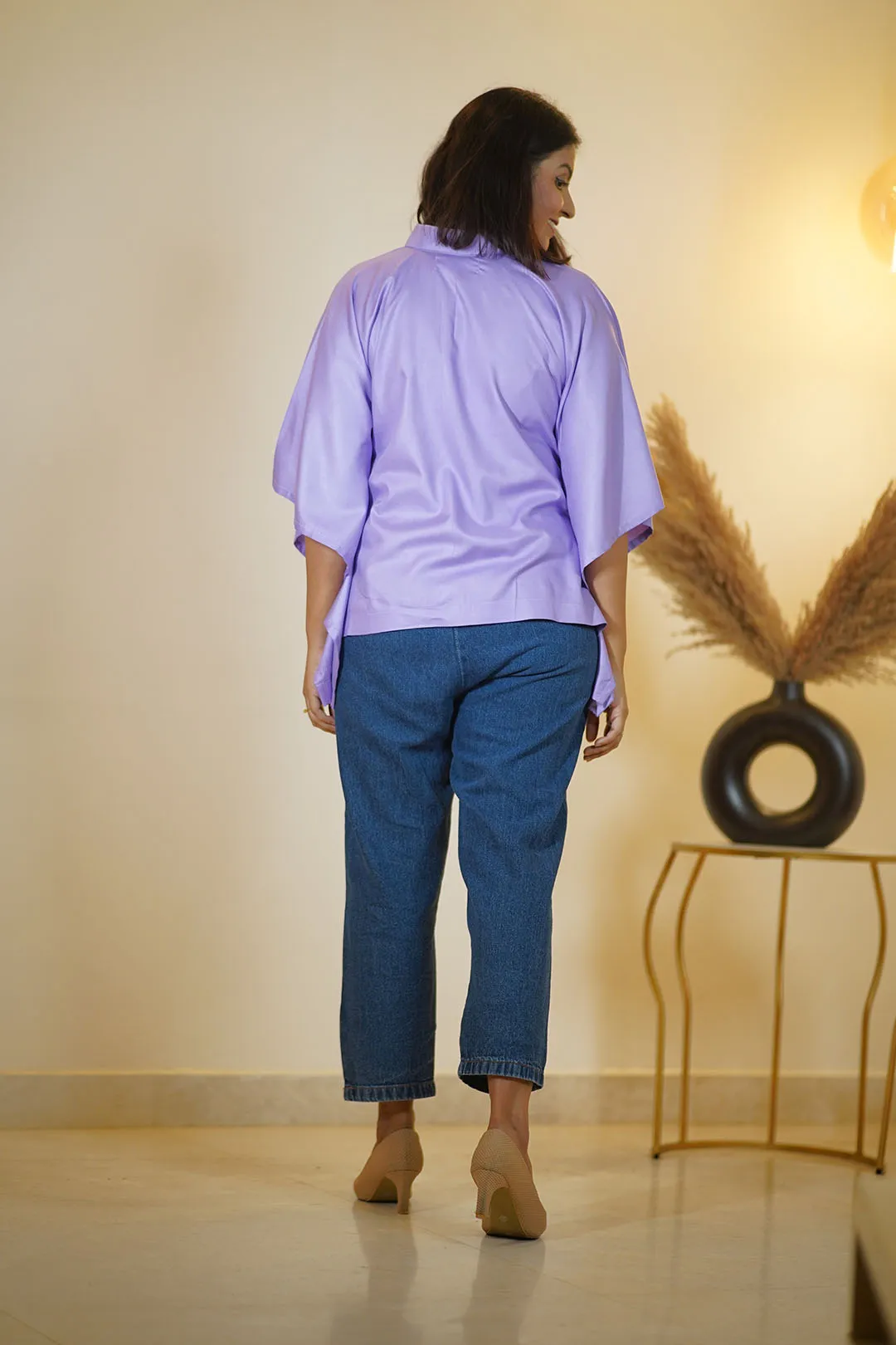 Lavender Kaftan Top - Aster