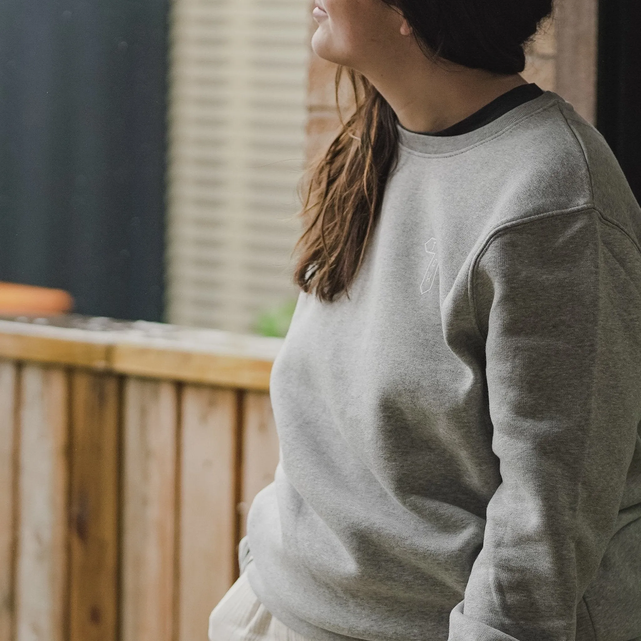 Logo Sweatshirt - Heather Grey