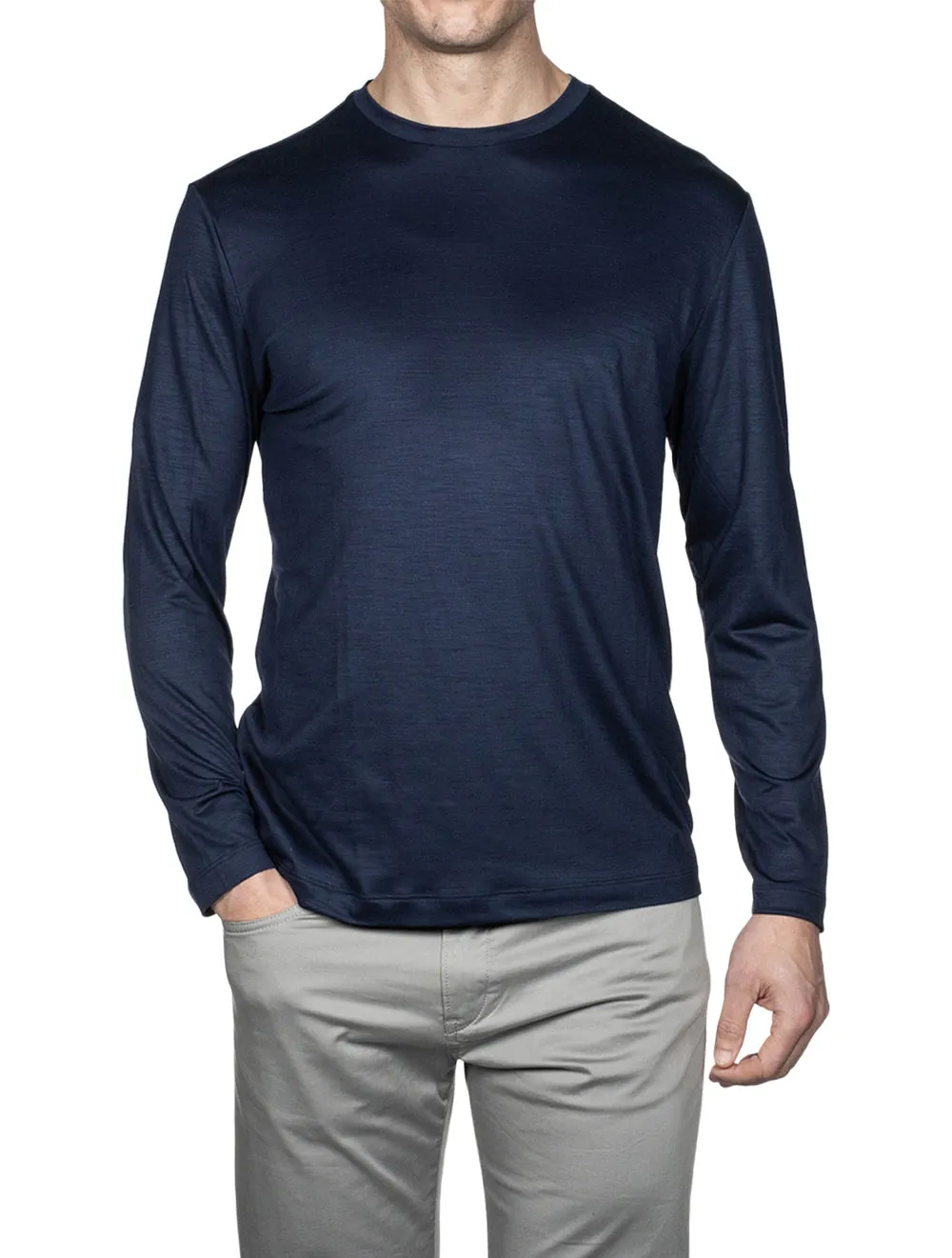 Long Sleeve T-Shirt Blue