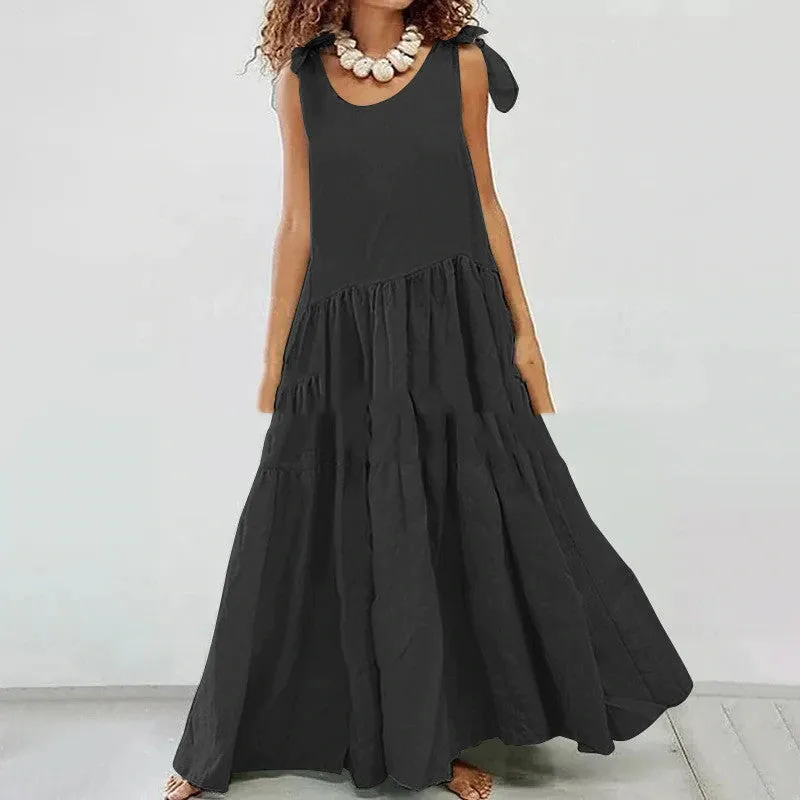 Loose Fit Maxi Boho Dress