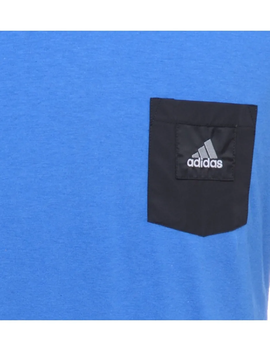 Luke Long Sleeve Beyond Retro Reworked Adidas Pocket T-Shirt - XS