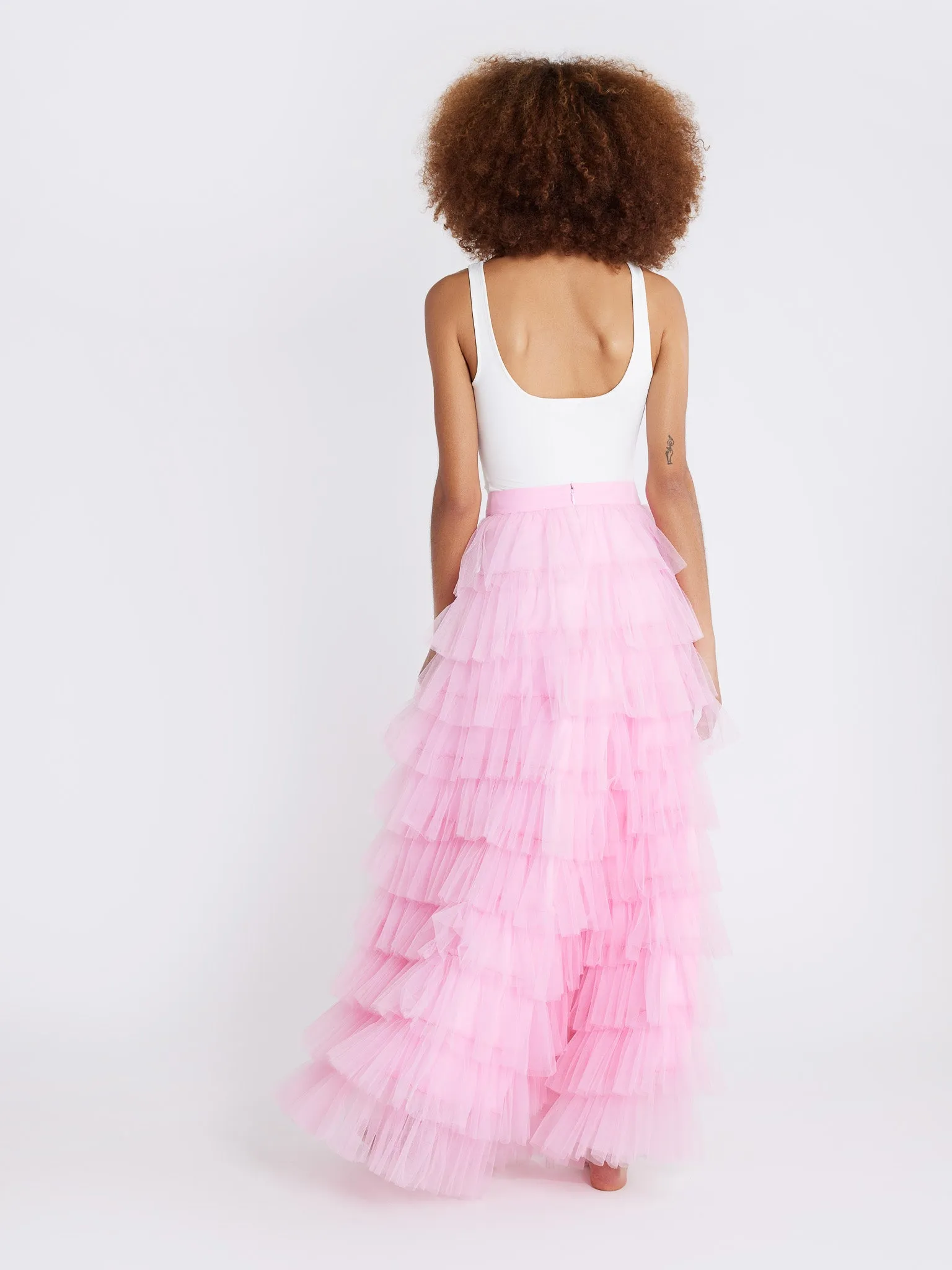 Lulu Skirt in Bubblegum Tulle