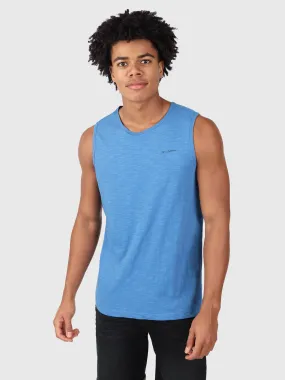 Malaku-Slub Men Singlet | Blue