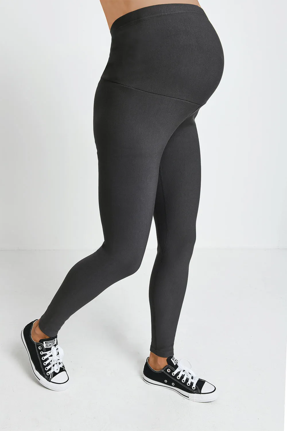 Maternity Winter Everyday Leggings - Dark Grey