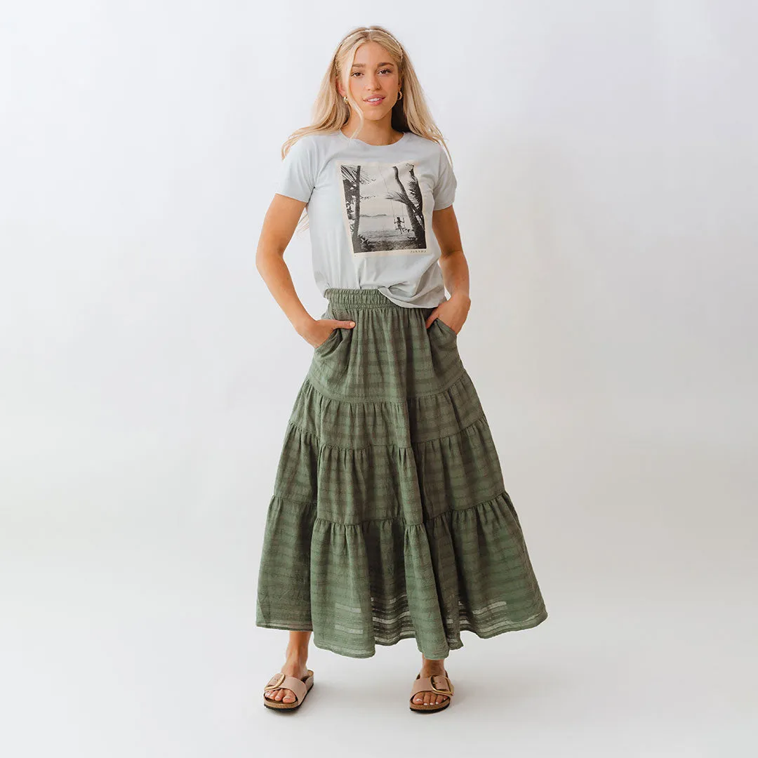 Maxi Skirt, Sage