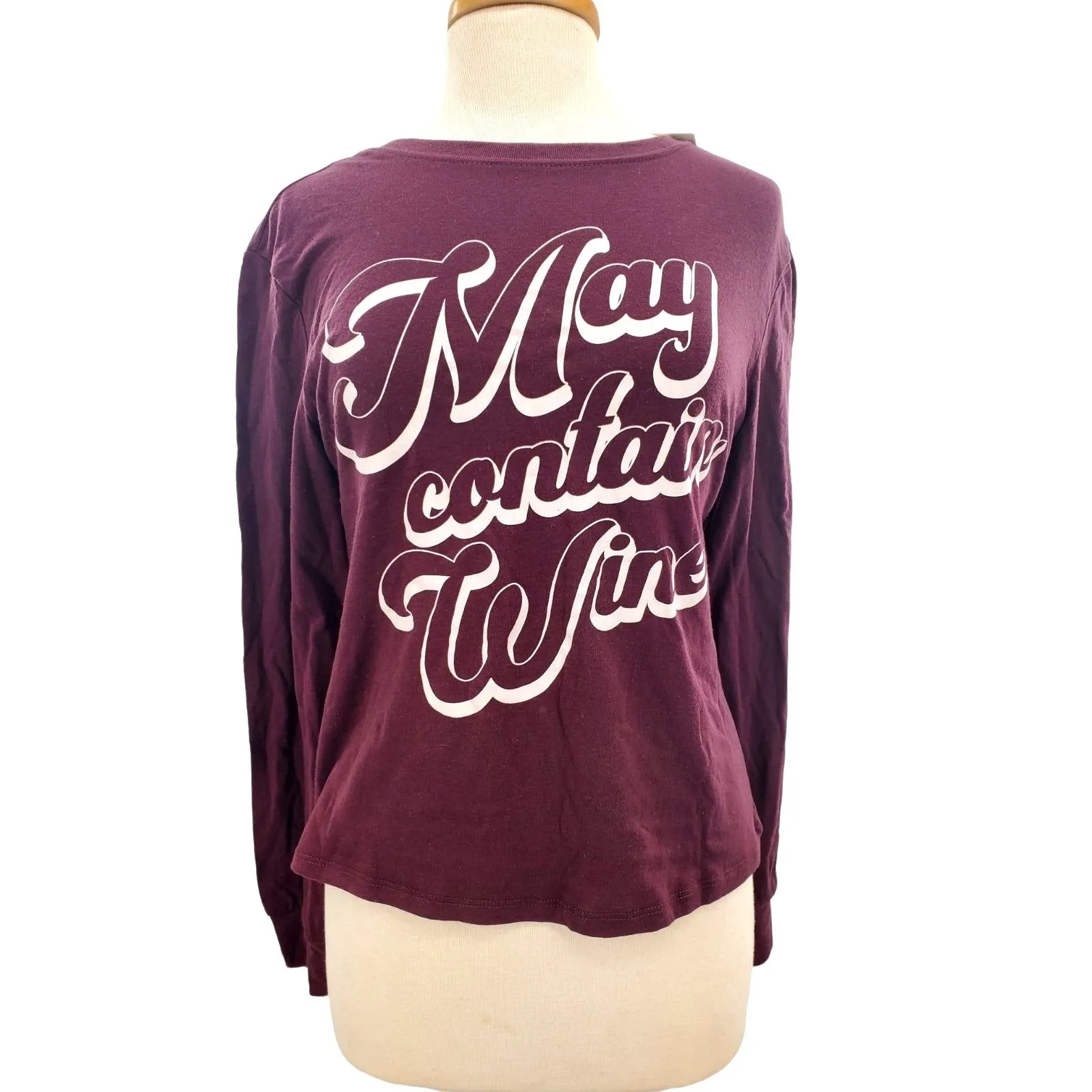 MAY CONTAIN WINE Zoe Liv Lightweight top Long-Sleeve T-shirt