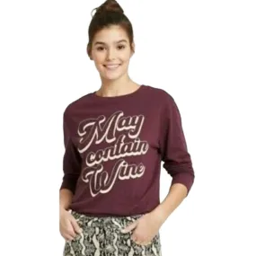 MAY CONTAIN WINE Zoe Liv Lightweight top Long-Sleeve T-shirt