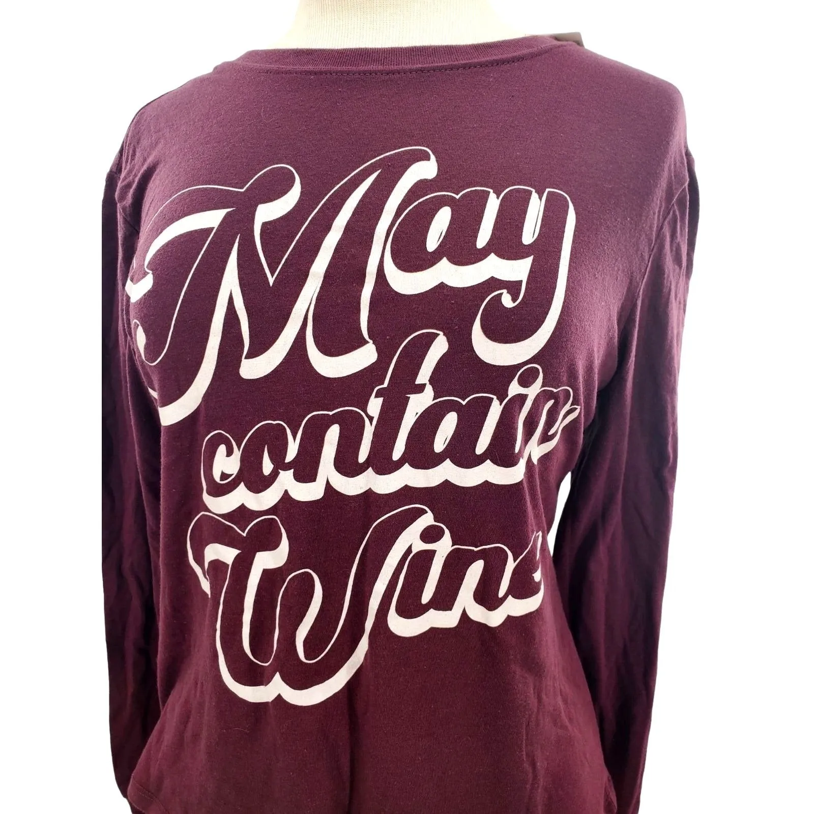 MAY CONTAIN WINE Zoe Liv Lightweight top Long-Sleeve T-shirt