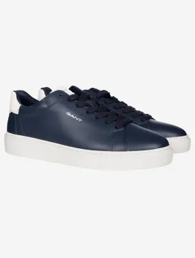 Mc Julien Leather Sneaker Marine White